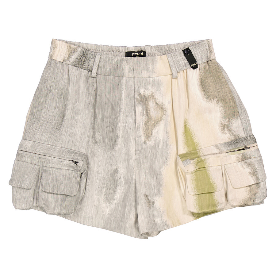 Fendi Bermuda Cargo Pocket Shorts - 5