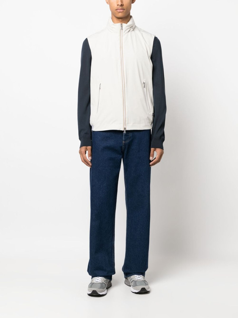 Paul & Shark Save The Sea zip-up waistcoat outlook