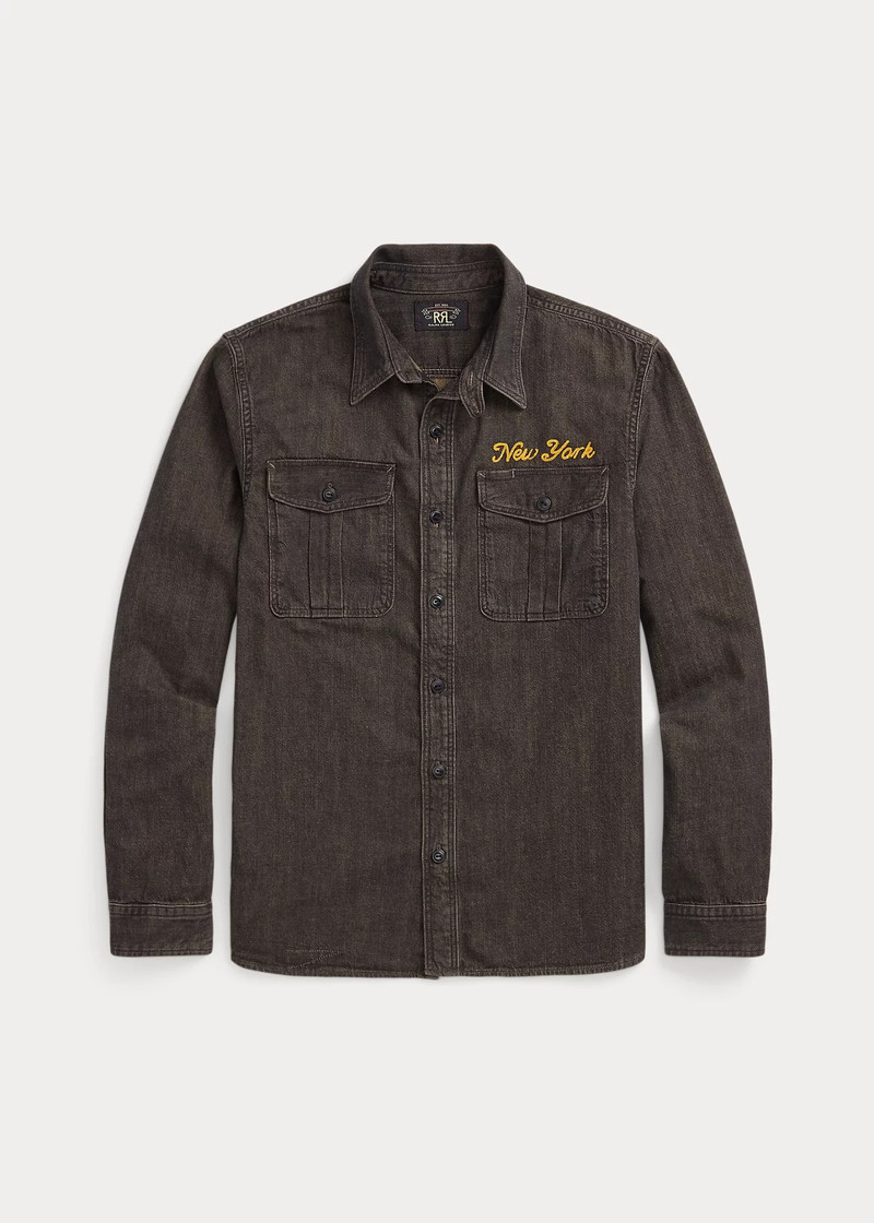 Embroidered Denim Workshirt 1