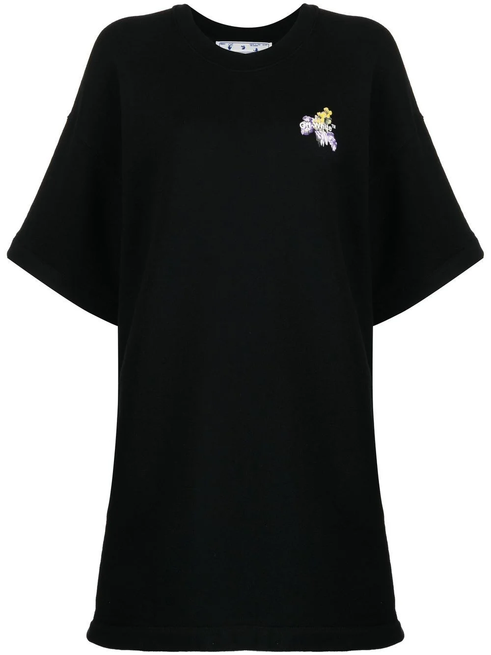 floral arrows T-shirt dress - 1