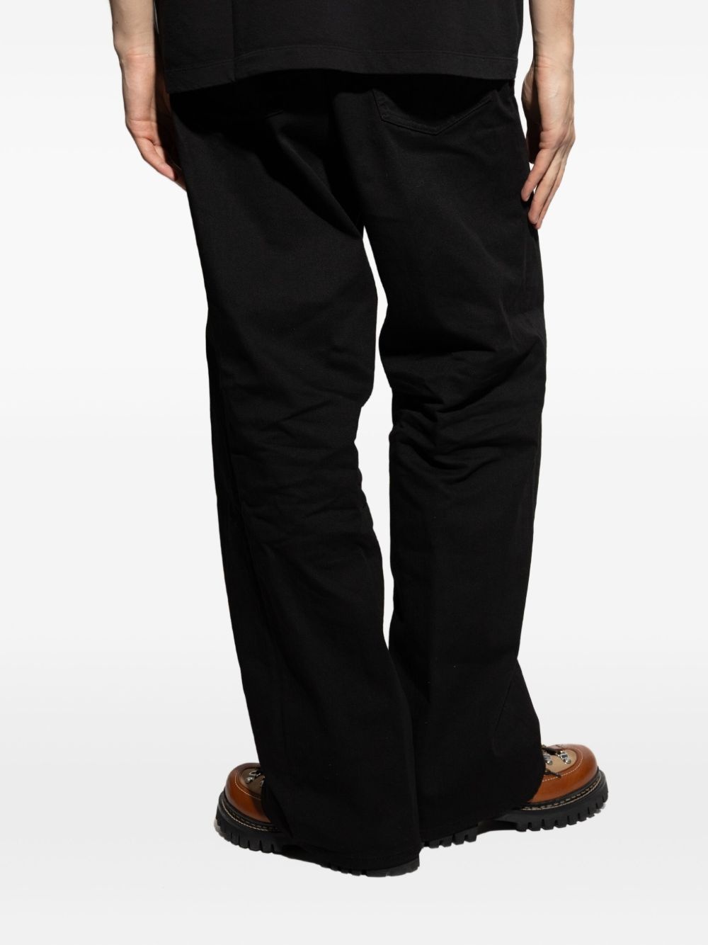 logo-patch jeans - 4