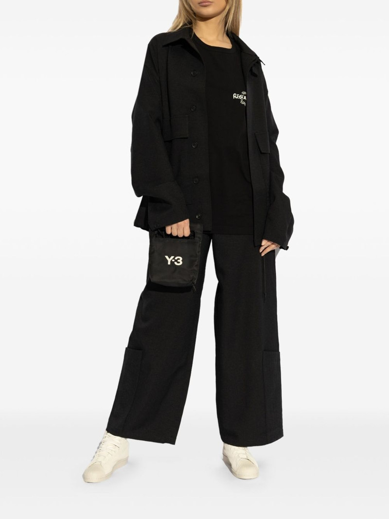 Yohji Yamamoto logo-embroidered T-shirt outlook