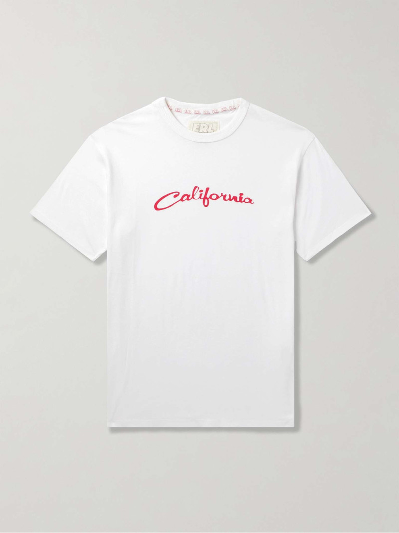 California Slim-Fit Printed Cotton-Jersey T-Shirt - 1