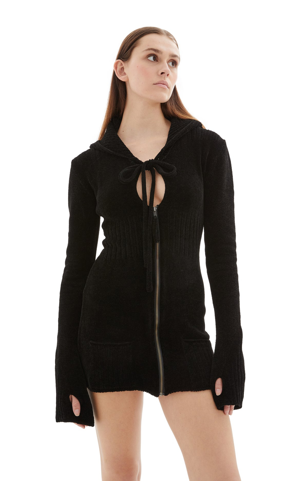 KNIT CARDIGAN (BLACK) - 2