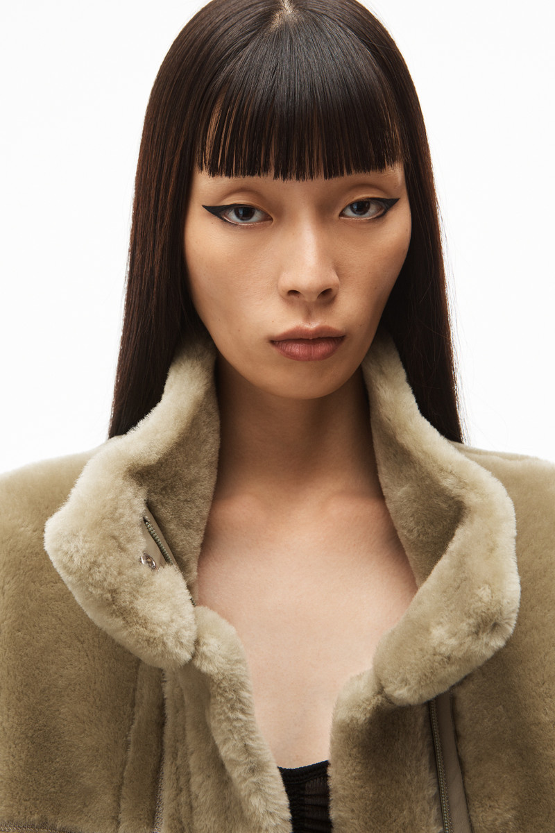 MID-LENGTH PARKA IN LAMB SHEARLING 4