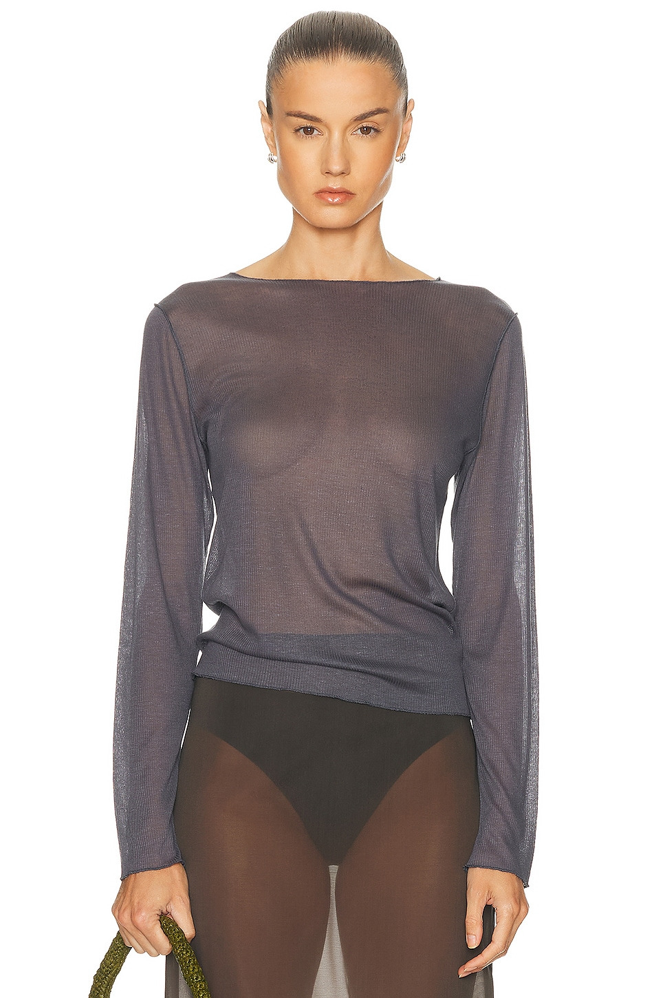 Knit Long Sleeve Top - 1