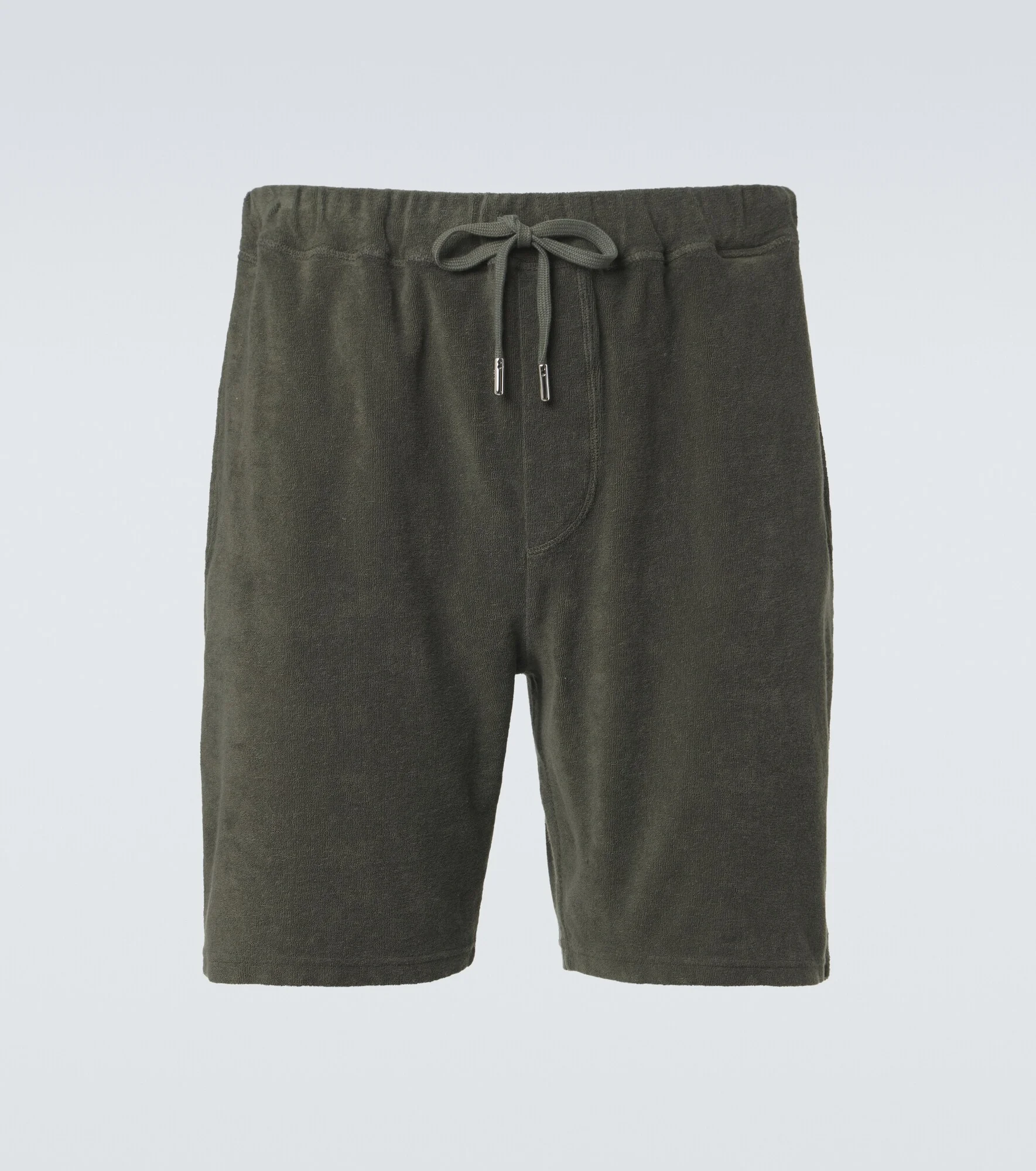 Cotton terry shorts - 1