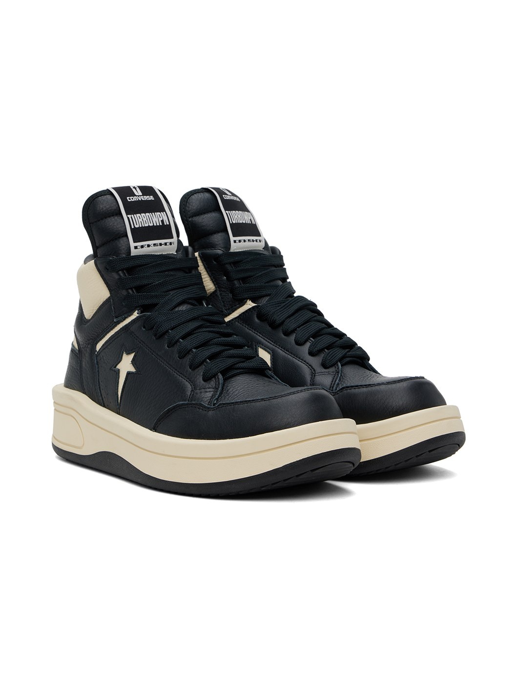 Black Converse Edition TURBOWPN Mid Sneakers - 4