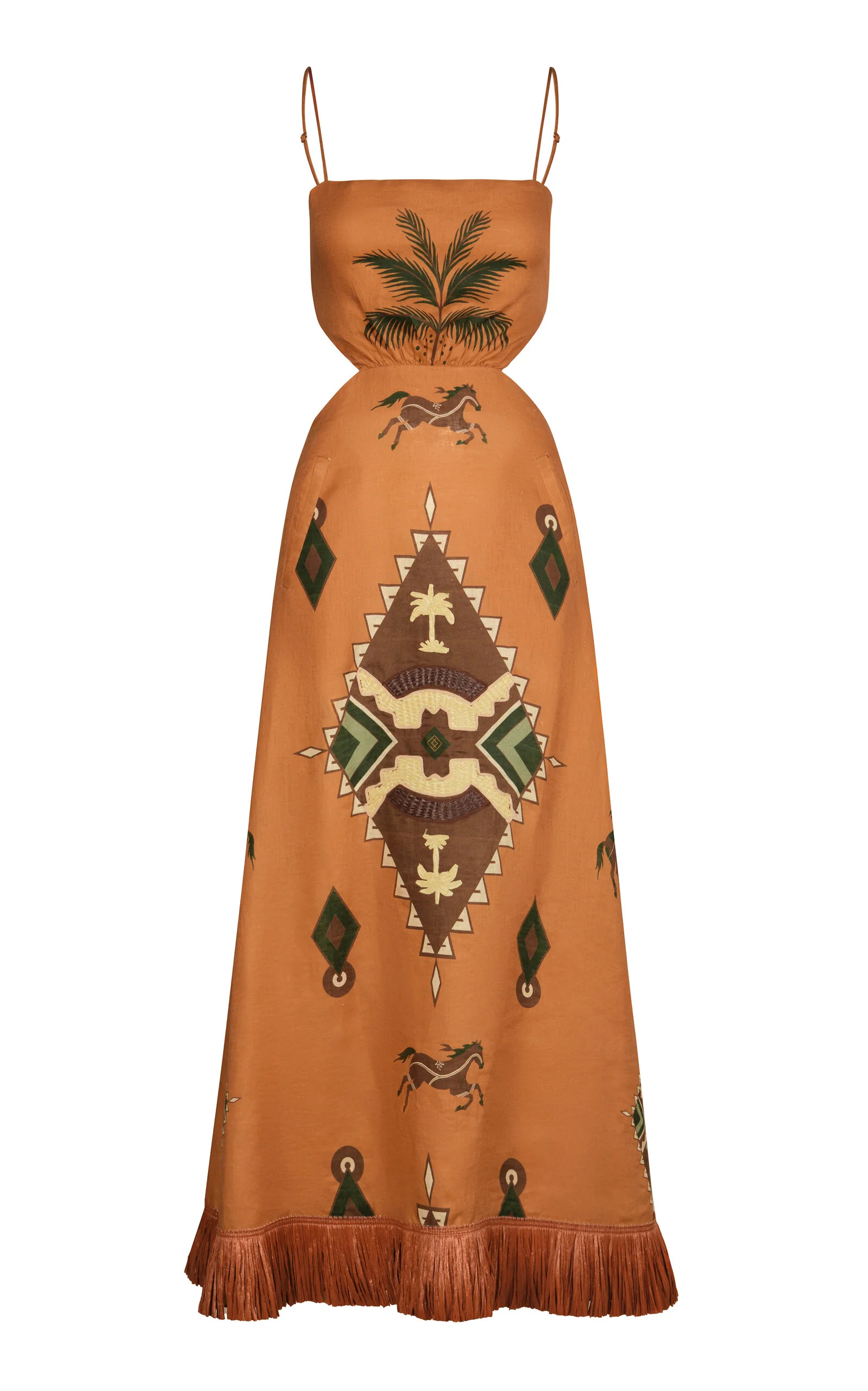 Harmony Linen Maxi Dress multi - 1