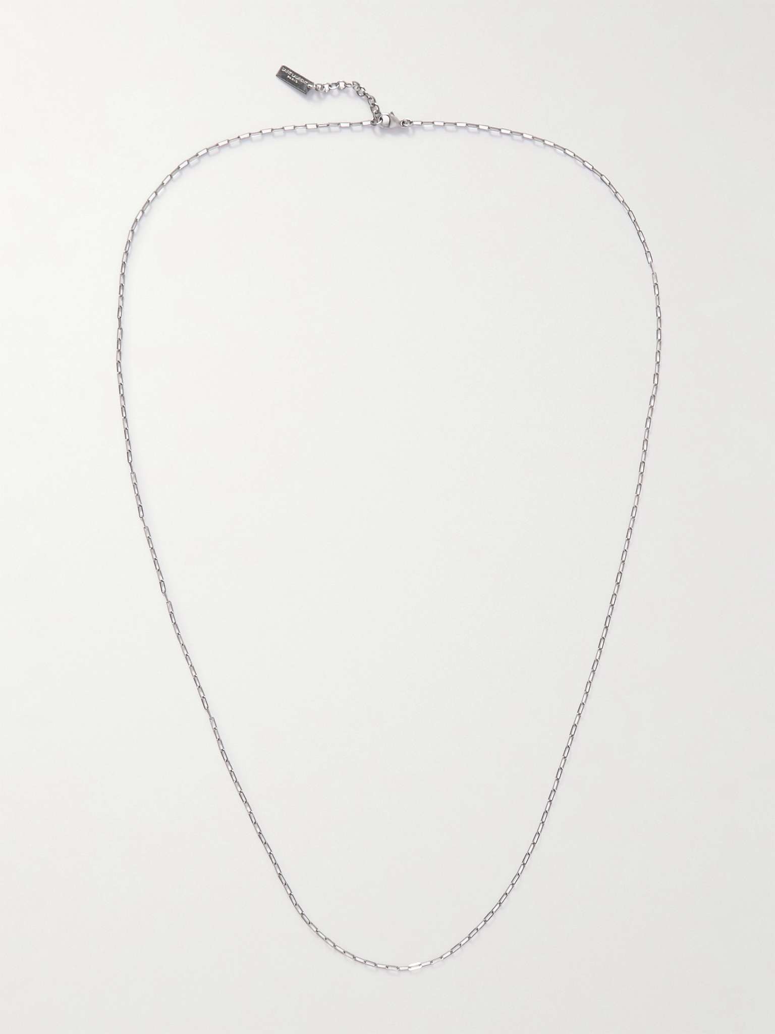 Silver-Tone Chain Necklace - 1
