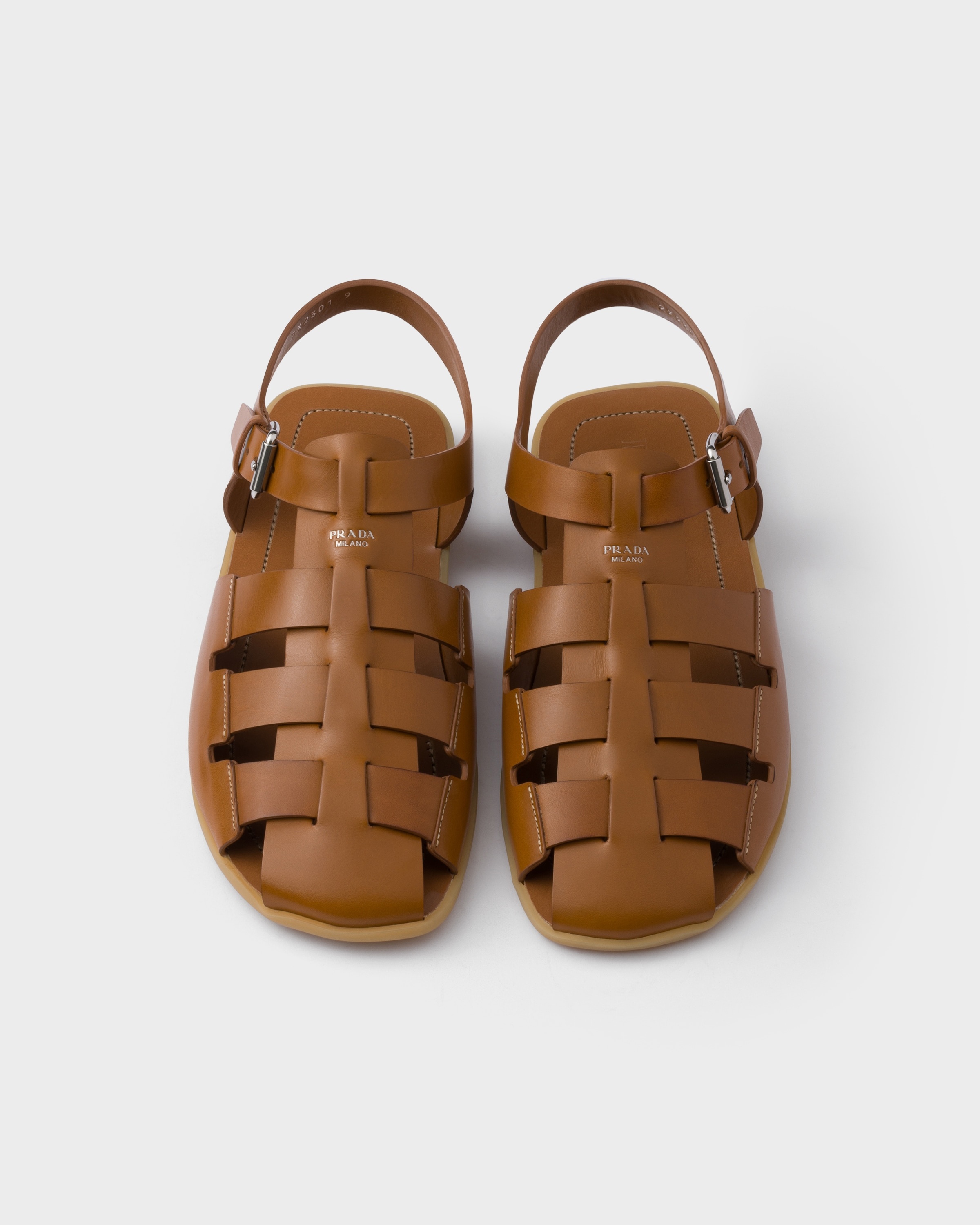 Leather fisherman sandals - 4