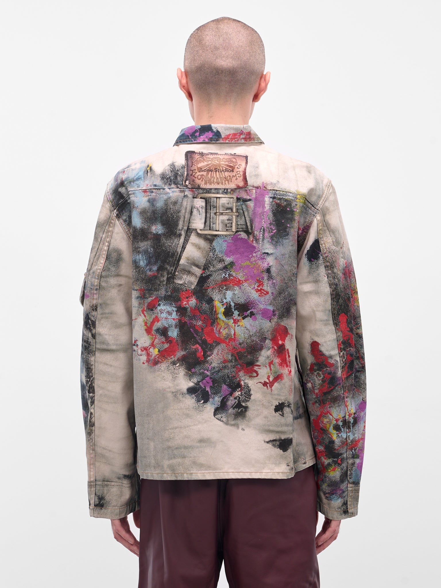 Trompe L'oeil Printed Trucker Jacket - 3