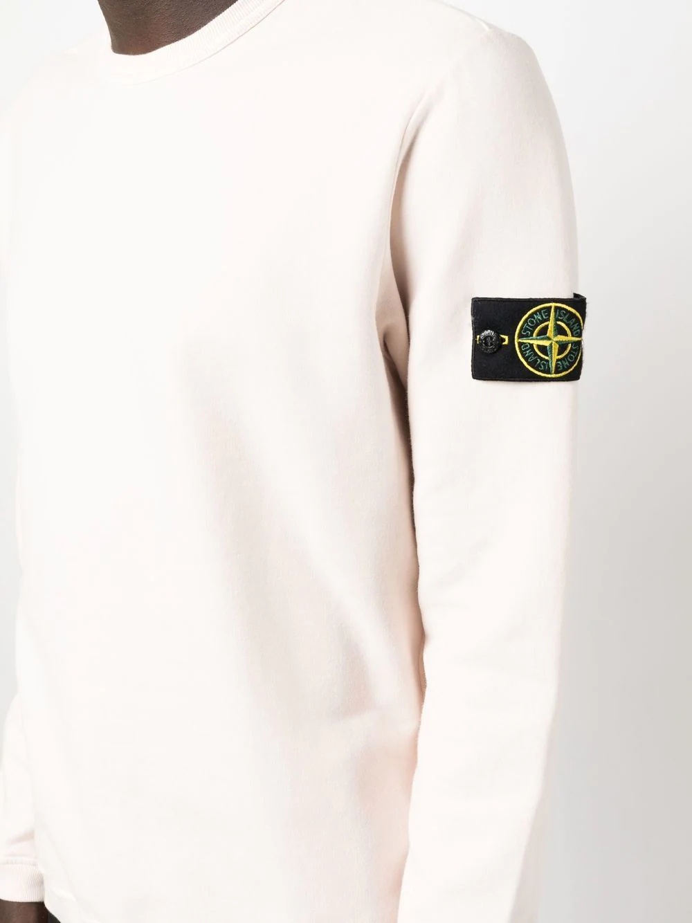 Compass-patch cotton sweatshirt - 5