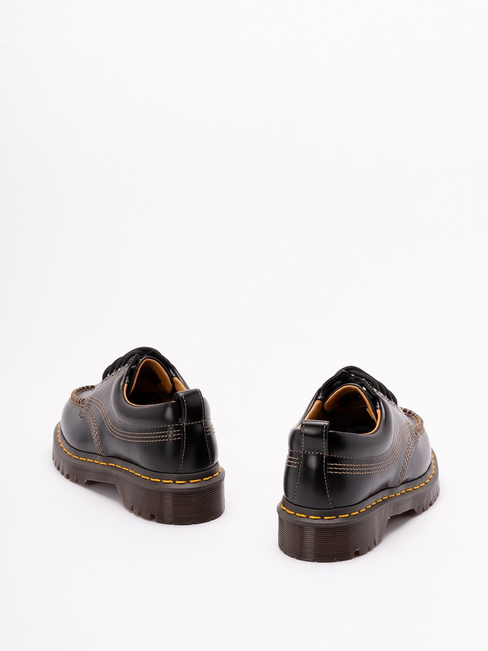 `Lowell` Leather `Moc Toe` Shoes - 3