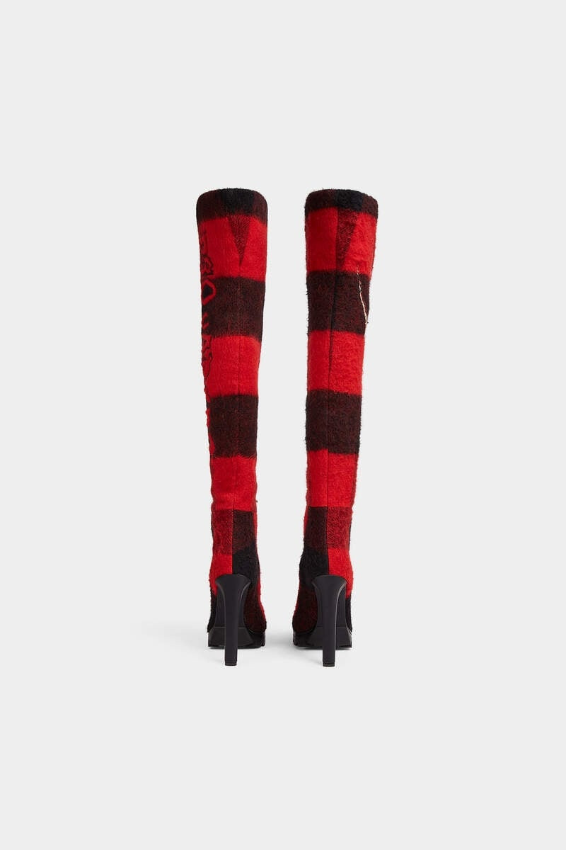 DSQUARED2 CANADIAN HIKING HEELED LONG BOOTS outlook