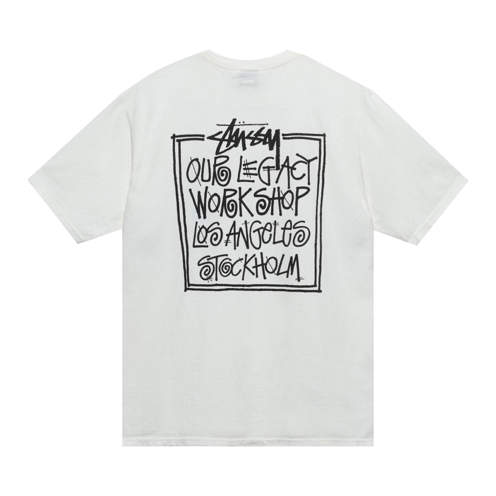 ★STUSSY★Stussy x Our Legacy King Size Pigment Dyed T-Shirt Stussy X Our Legacy King Size Tee Mens XL Blue Pigment Dyed