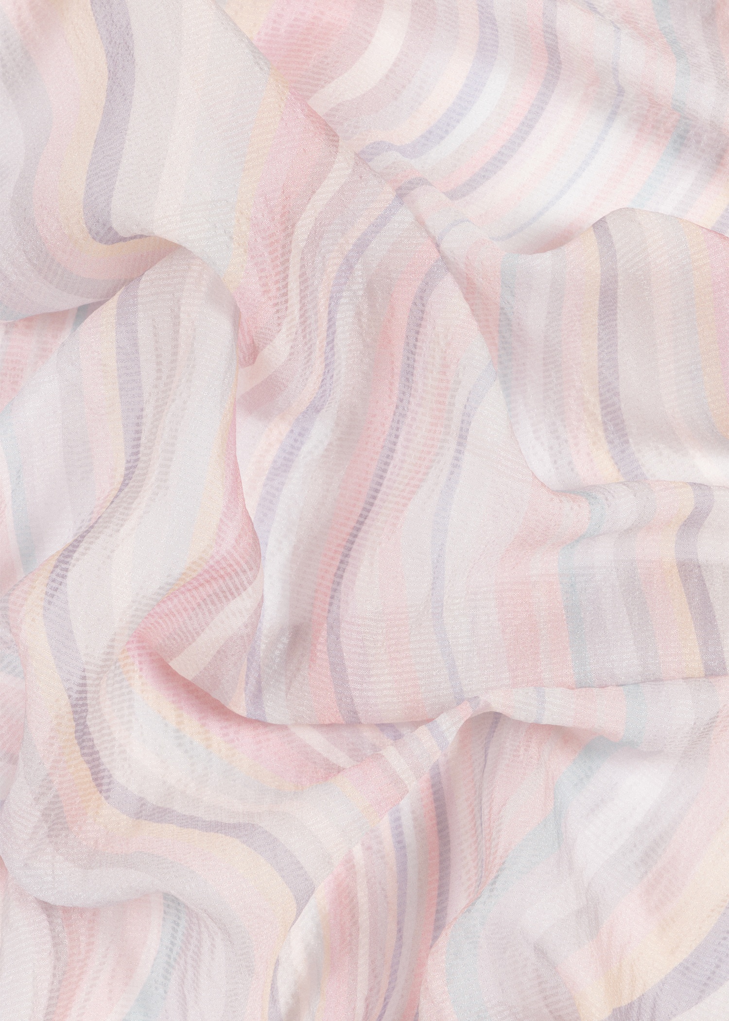 Women's Silk Faded 'Swirl' Scarf - 4