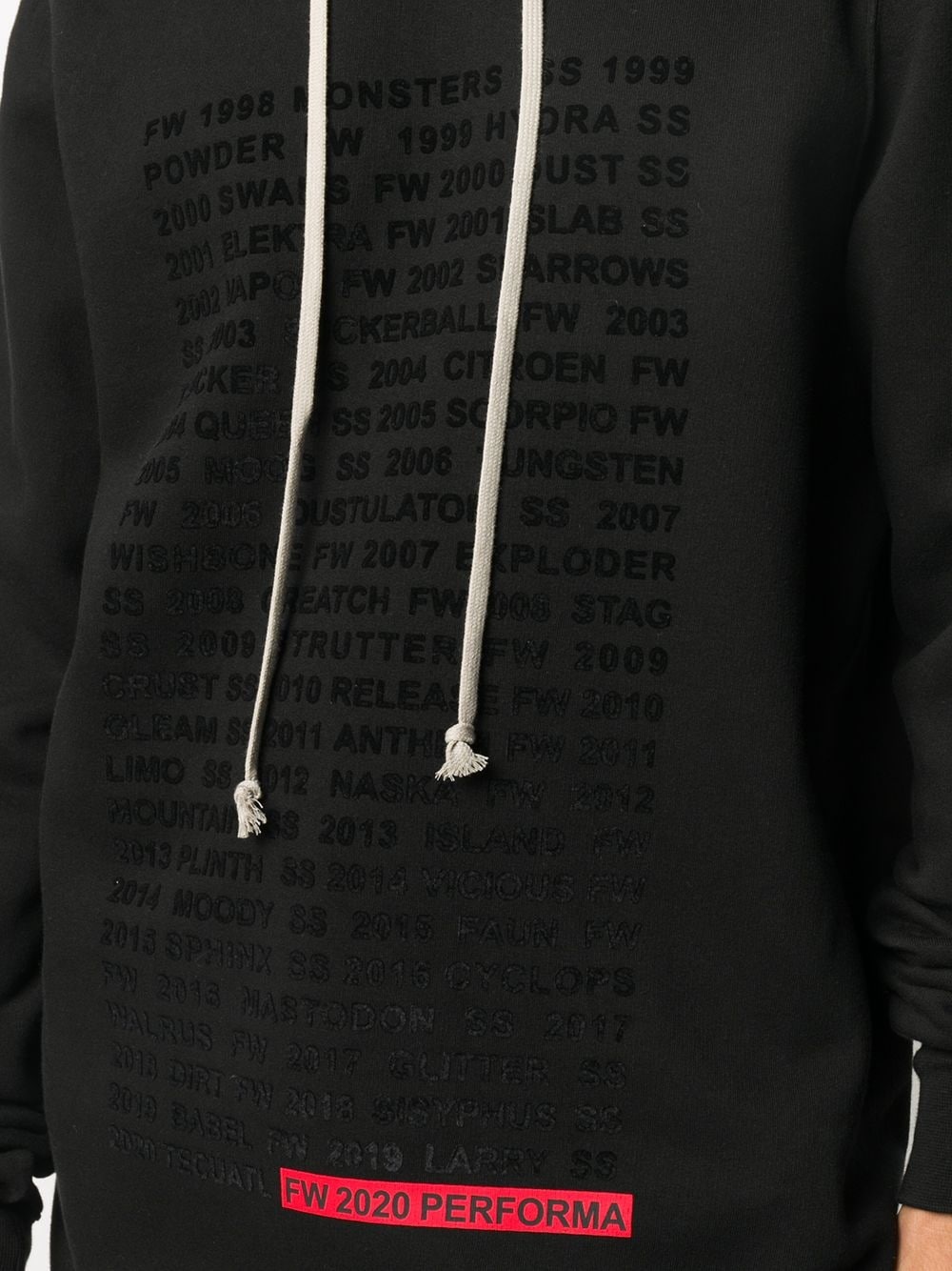 long drawstring hoodie - 5