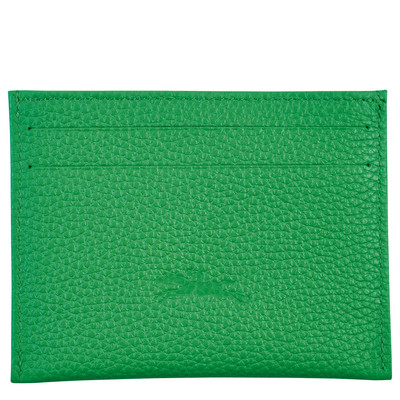 Longchamp Le Foulonné Cardholder Lawn - Leather outlook