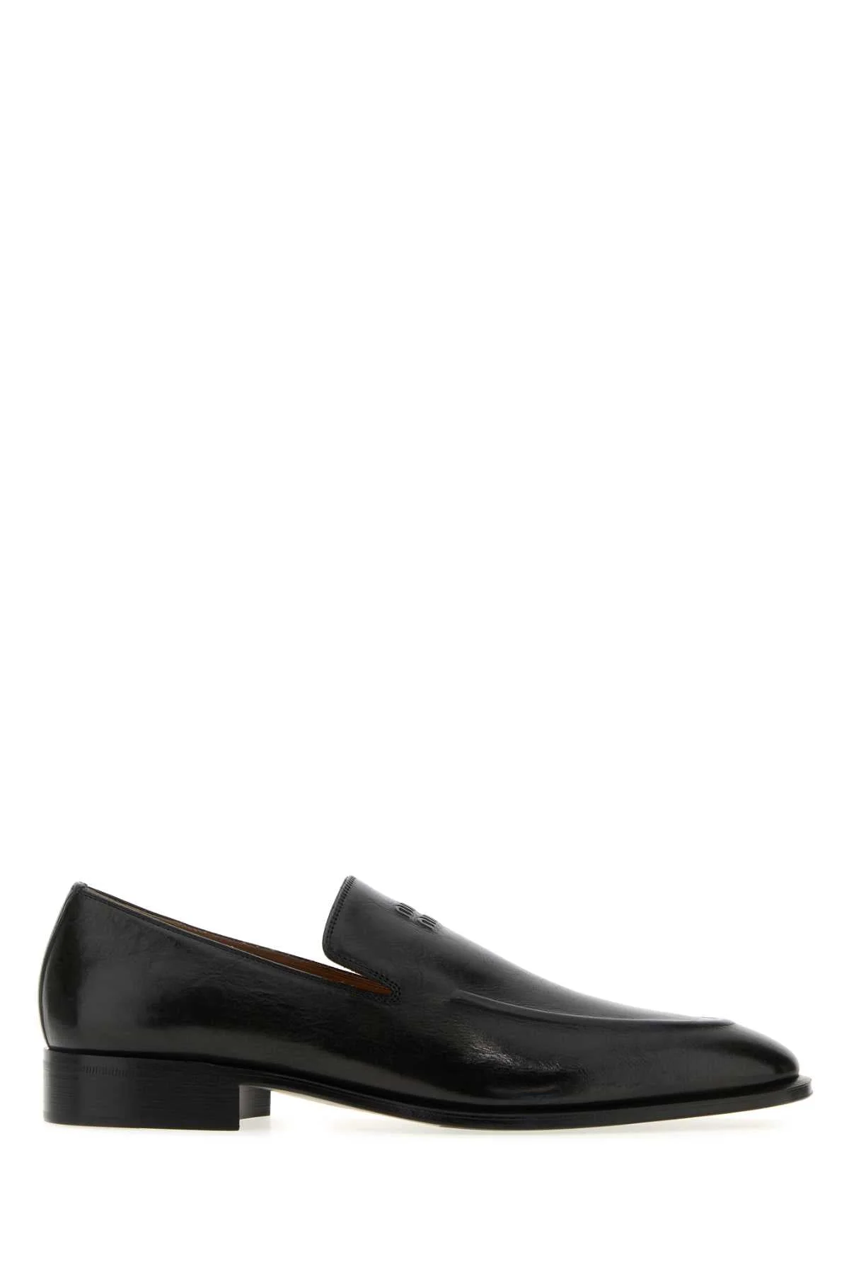 Miu Miu Women Black Leather Loafers - 1