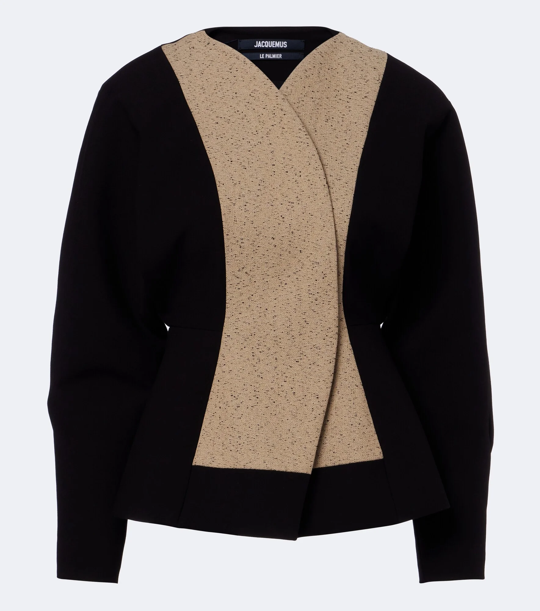 Paloma paneled cotton and wool-blend jacket - 1