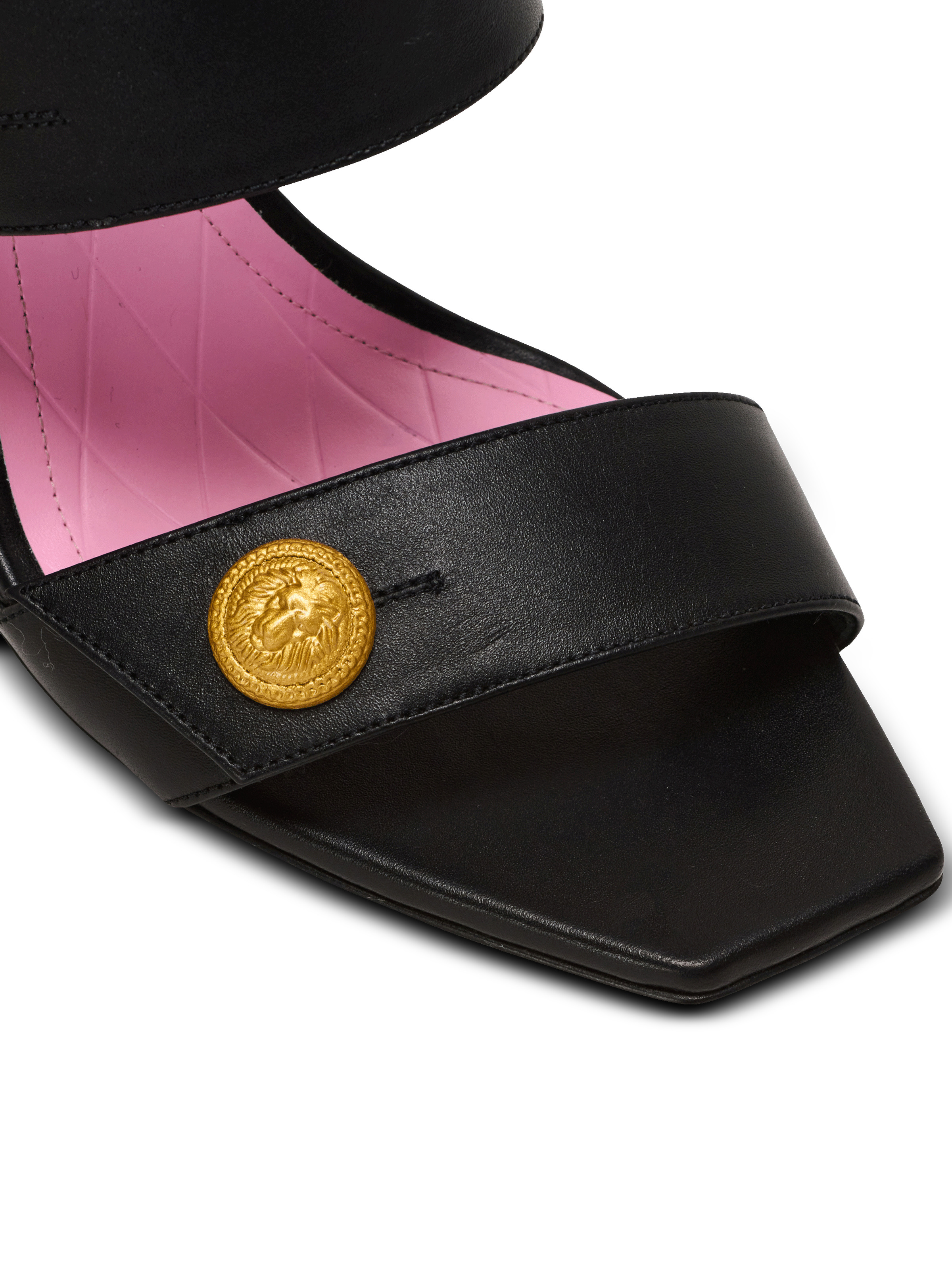 Heeled Eva mules in calfskin - 5