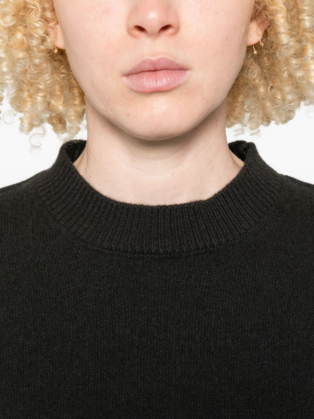 round-neck wool sweater - 5