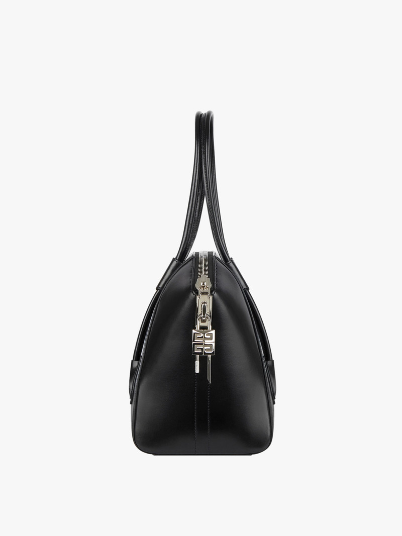 MEDIUM ANTIGONA LOCK BAG IN BOX LEATHER 3