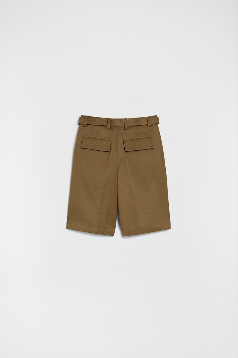 Cotton Belted Shorts 7