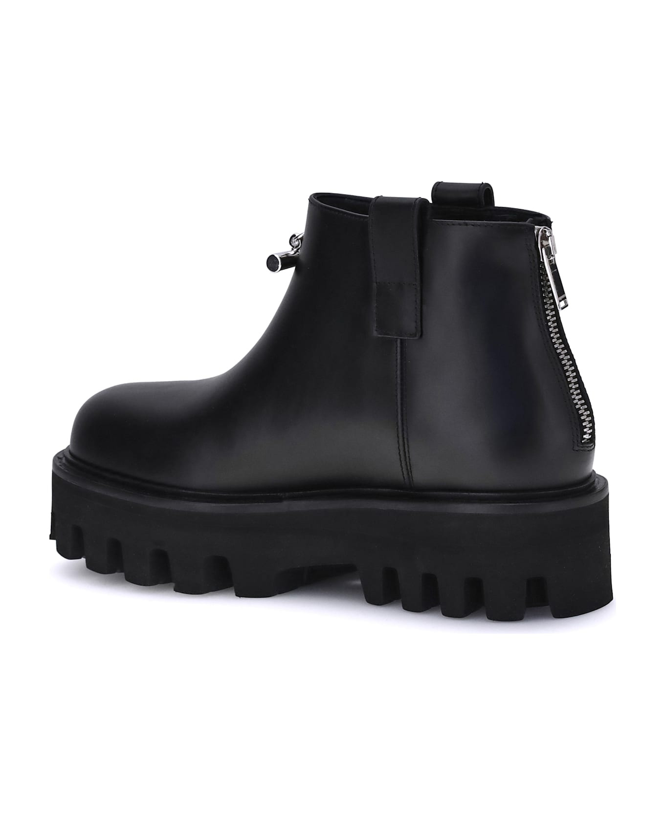 Platform Ankle Boots - 3