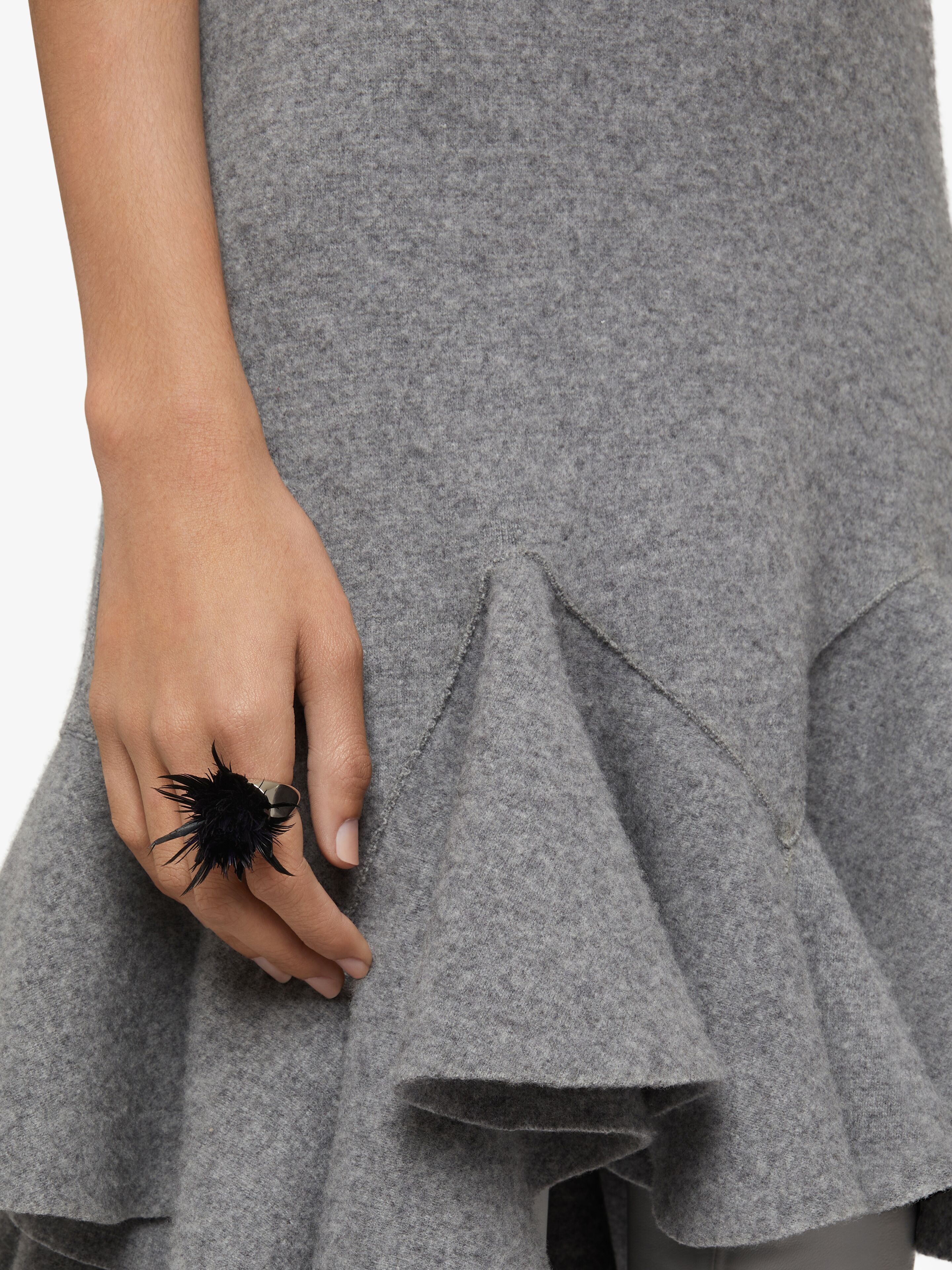 THISTLE RING WITH FEATHERS - 3