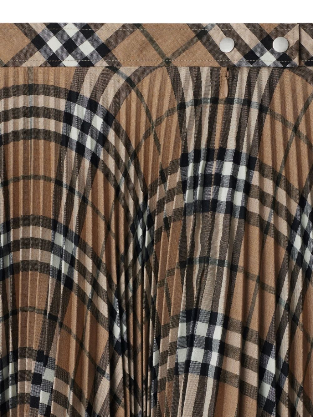 checked wool skirt - 2