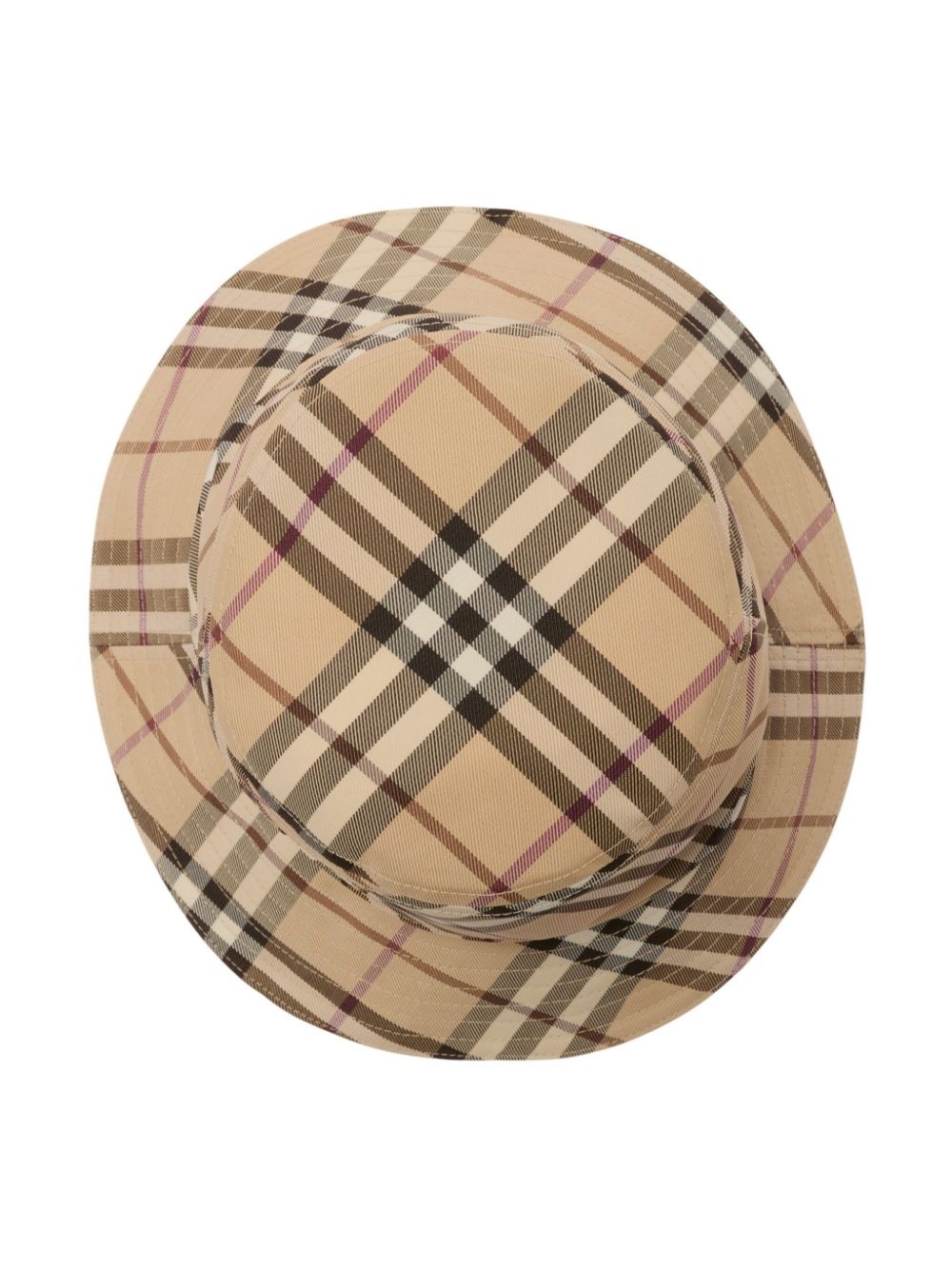 checked bucket hat - 2
