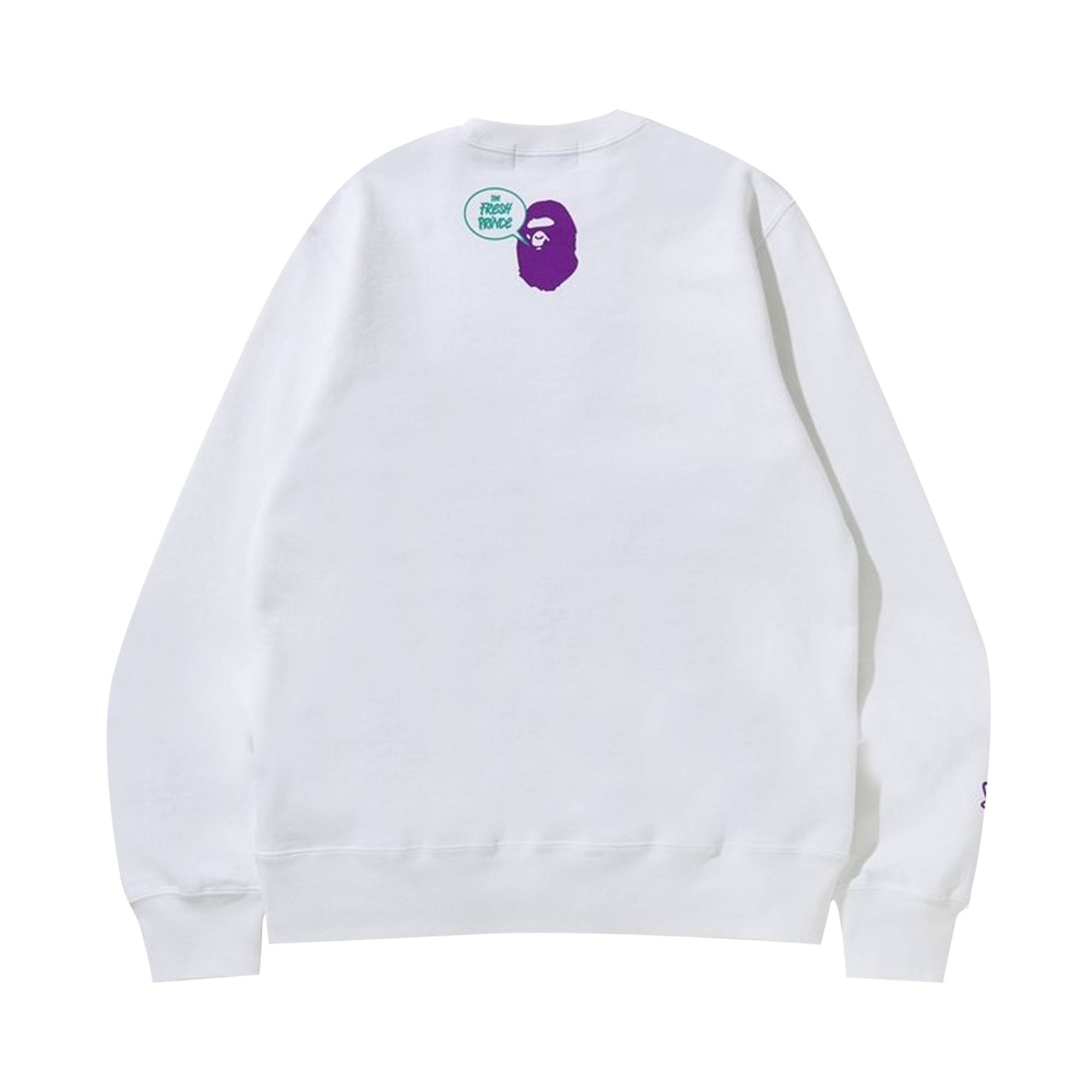 BAPE The Fresh Prince And DJ Jazzy Jeff Baby Milo Crewneck 'White' - 2