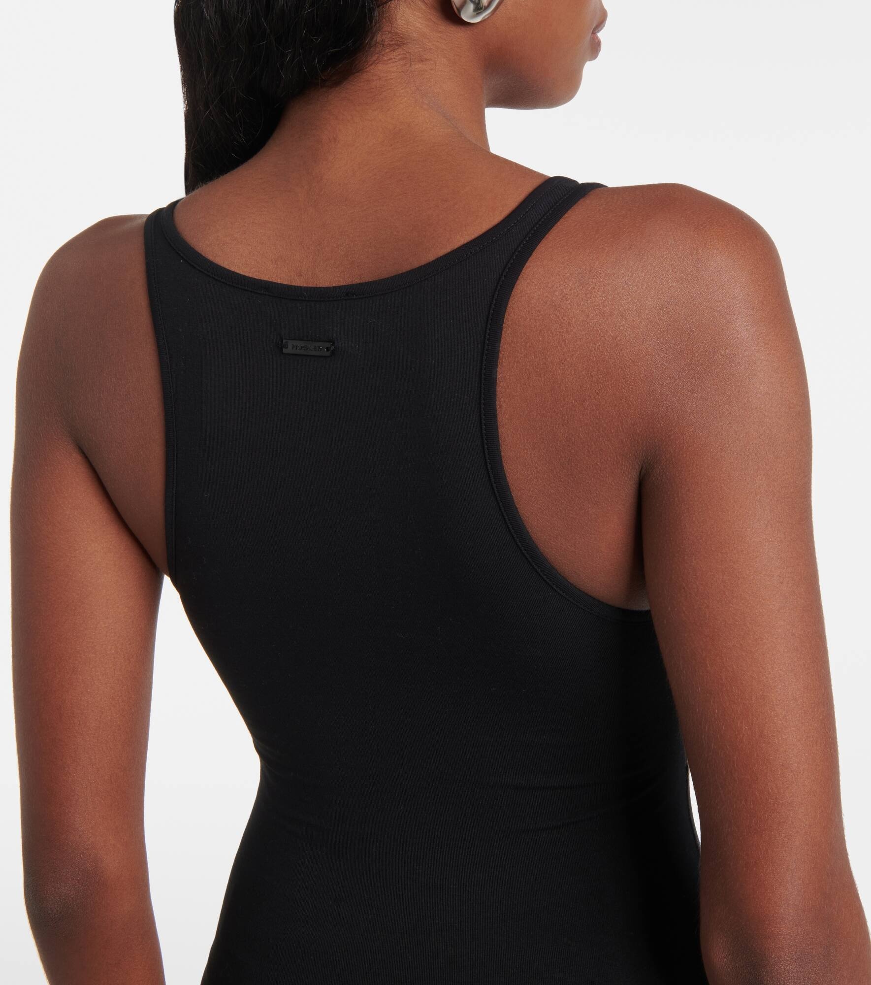 Pierced cotton bodysuit - 5