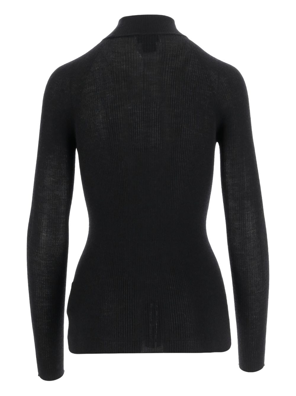 ribbed high-neck sweater - 2