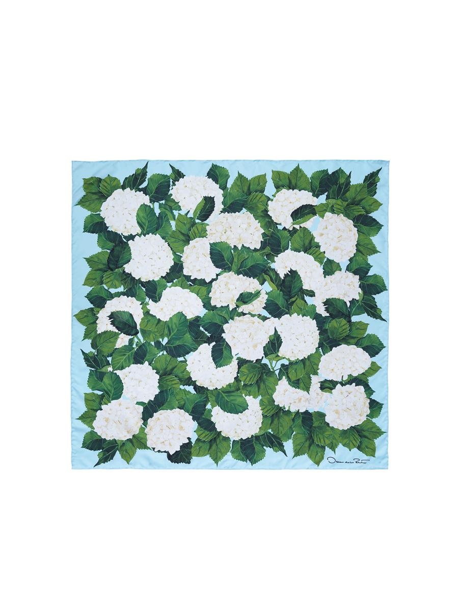 HYDRANGEA PRINTED SCARF - 1