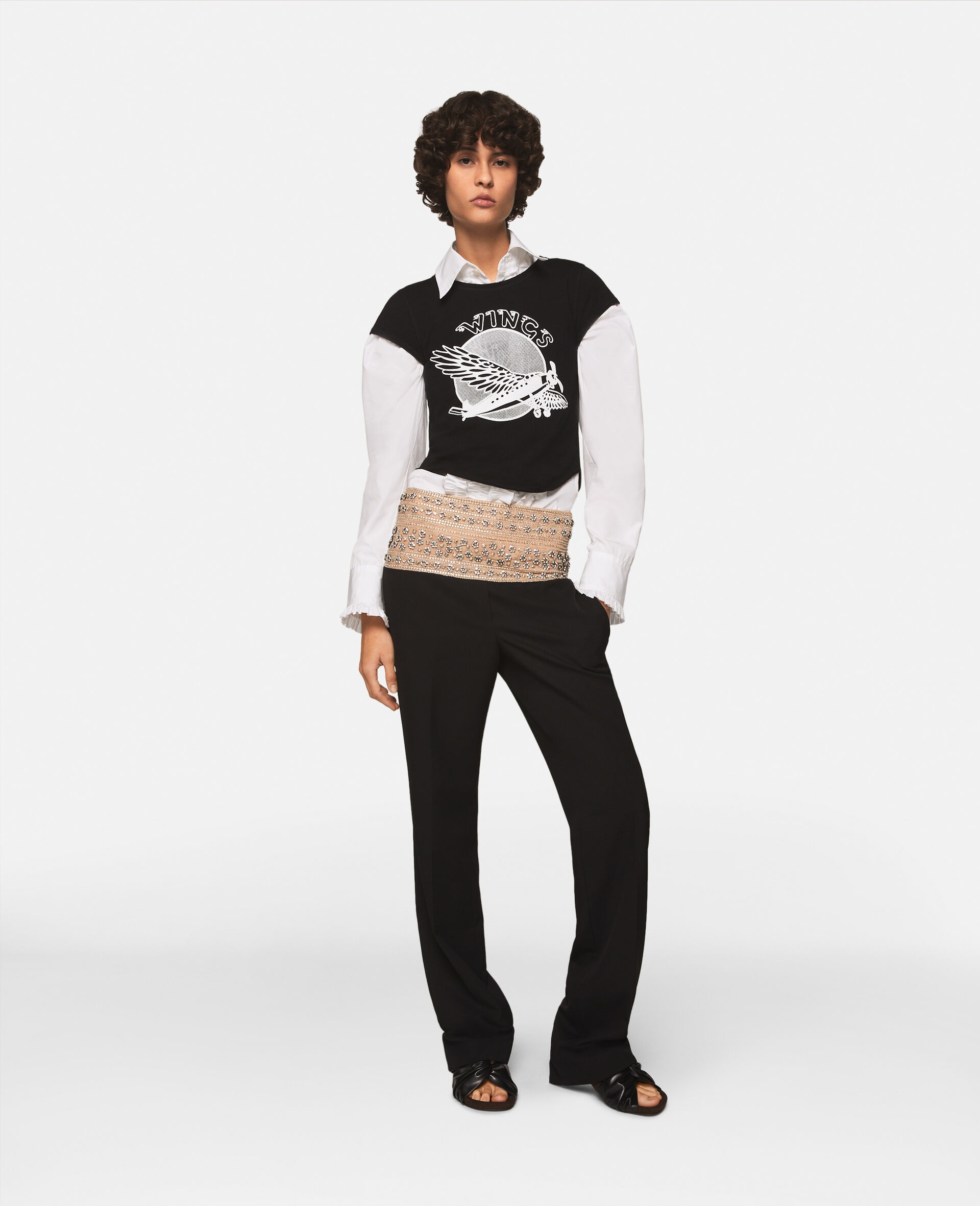 パンツ Stella McCartney 'Smoking' pants with crystals Stella McCartney 'Smoking' pants with crystals