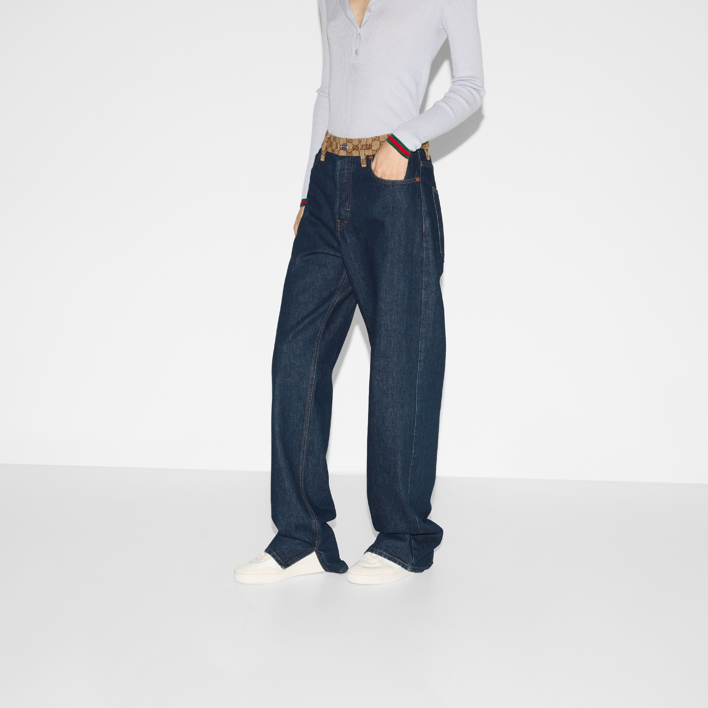 Boyfriend fit denim pant - 3