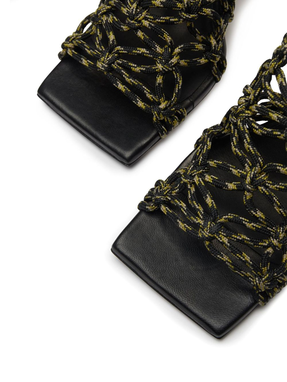 80mm Stephanie lace-up square-toe sandals - 3