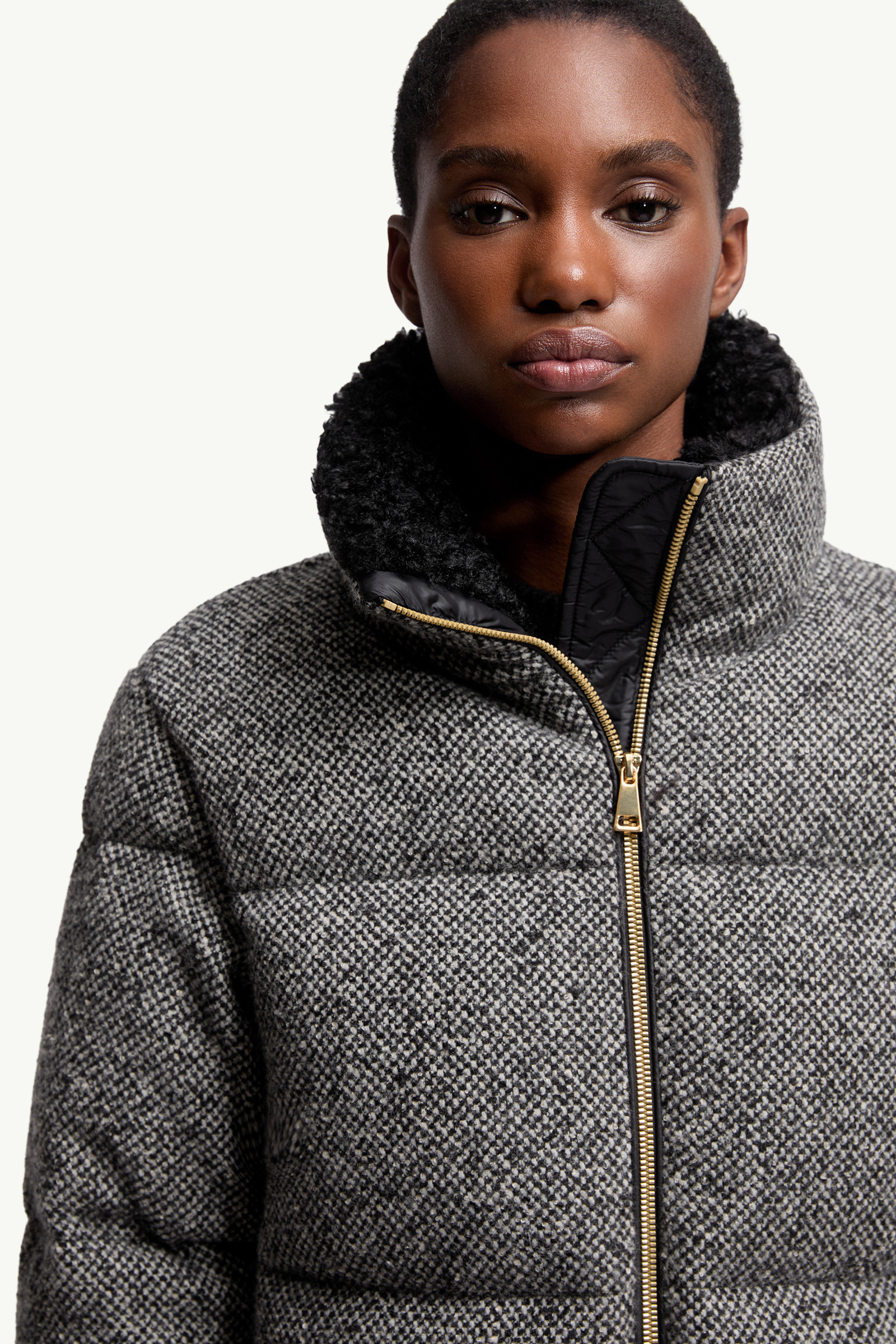 Careil Wool Bouclé Short Down Jacket - 7