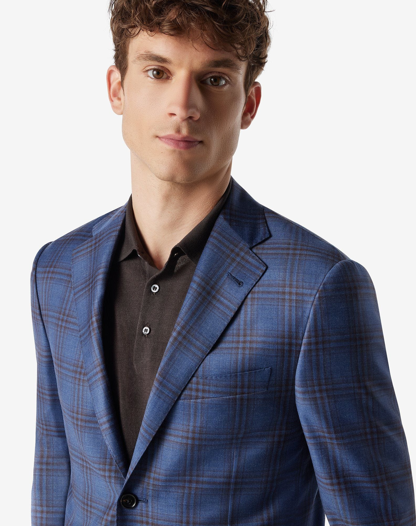 Blue pure wool jacket - 4