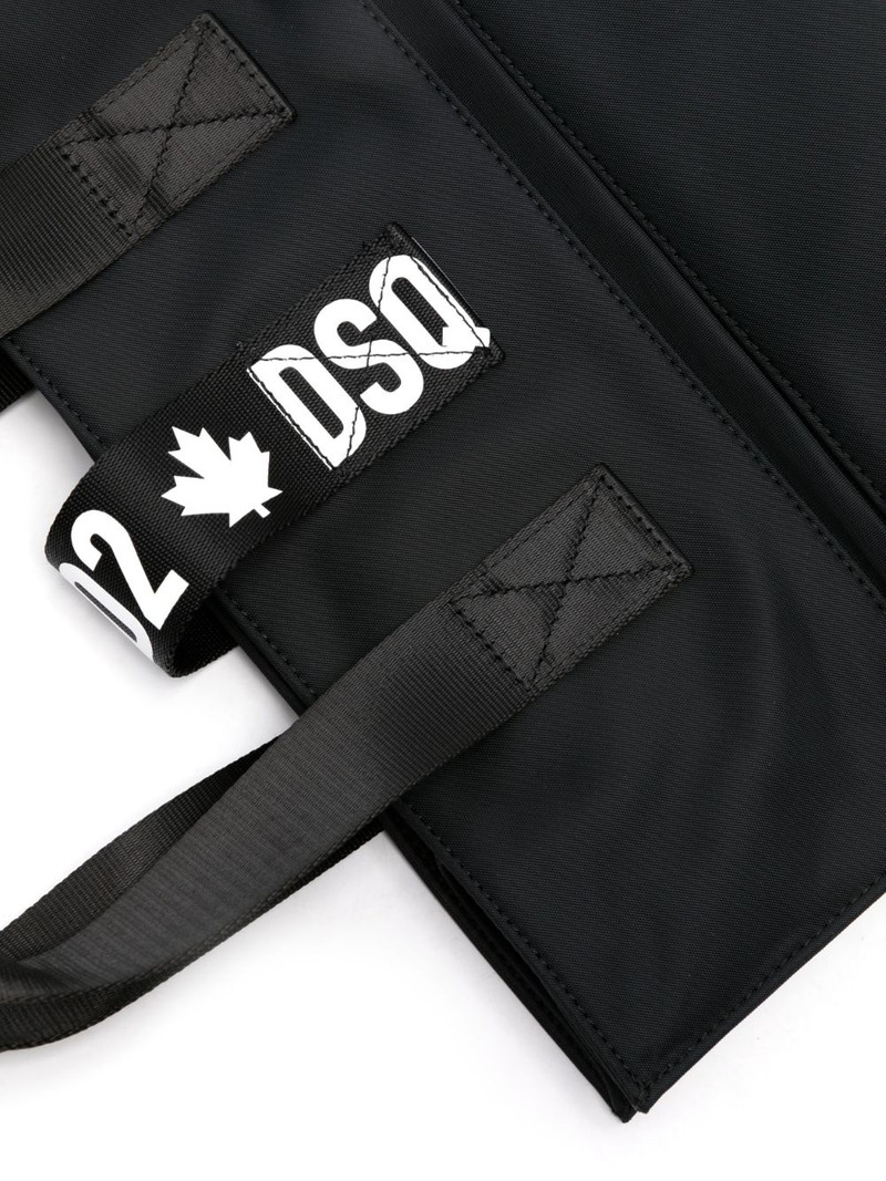 logo-strap tote bag 4