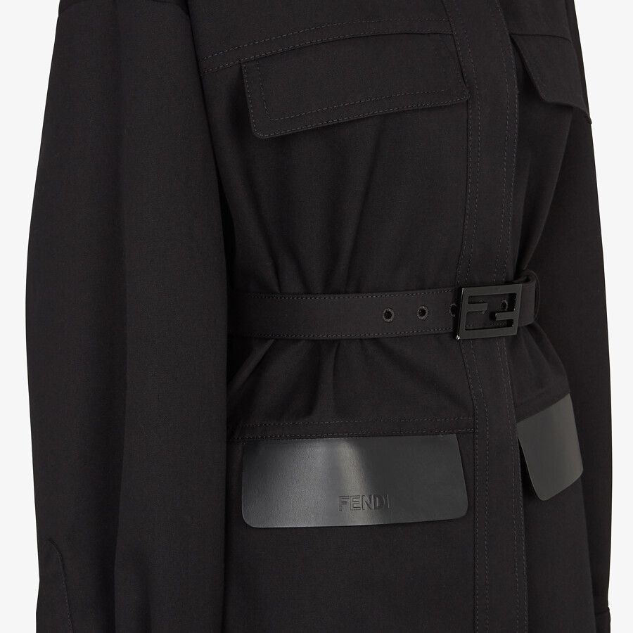 Black cotton jacket - 3