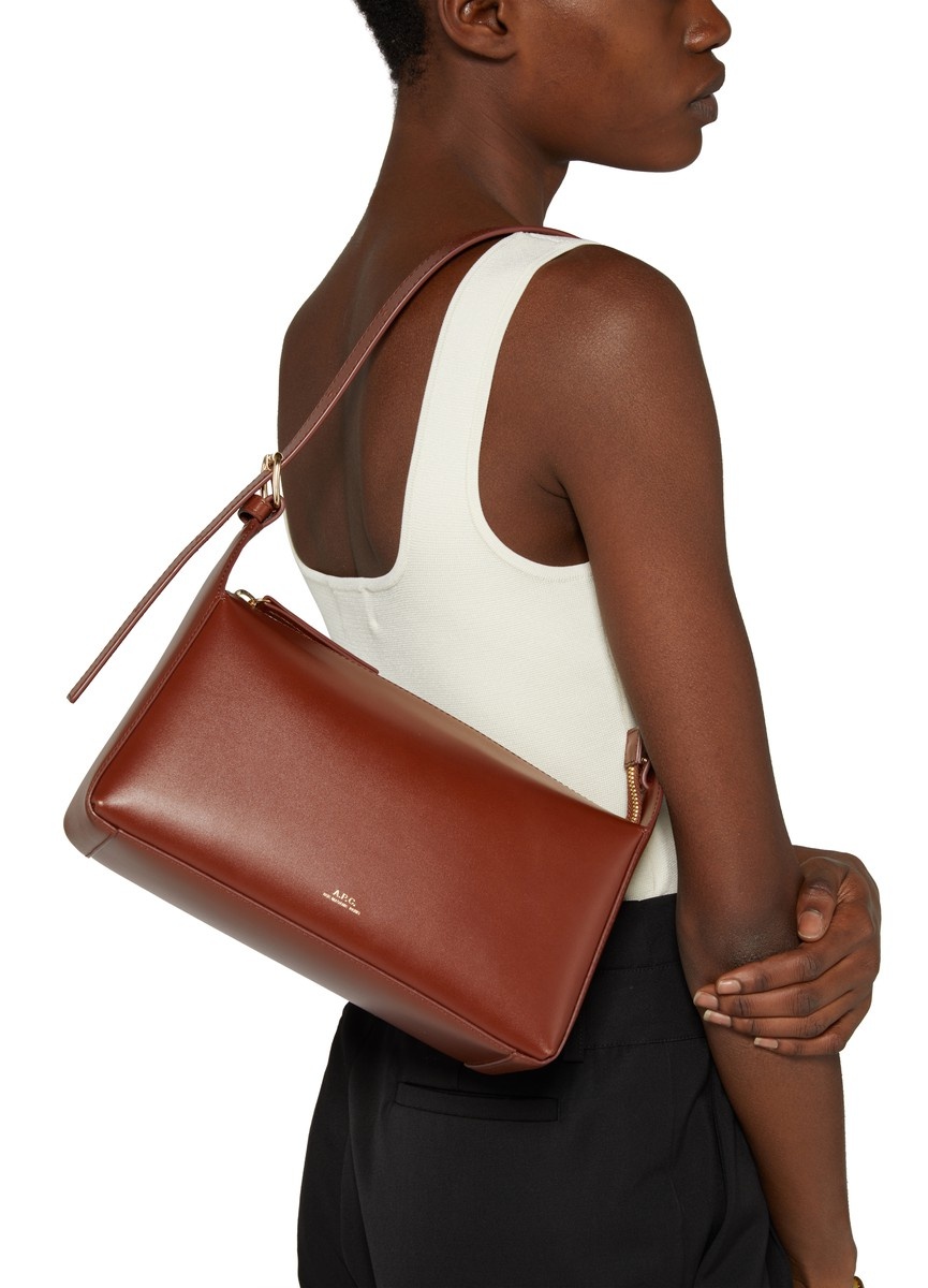 アーペーセー A.P.C. VIRGINIE BAGUETTE BAG Virginie Shoulder bag | Slightly trapeze-shaped baguette bag
