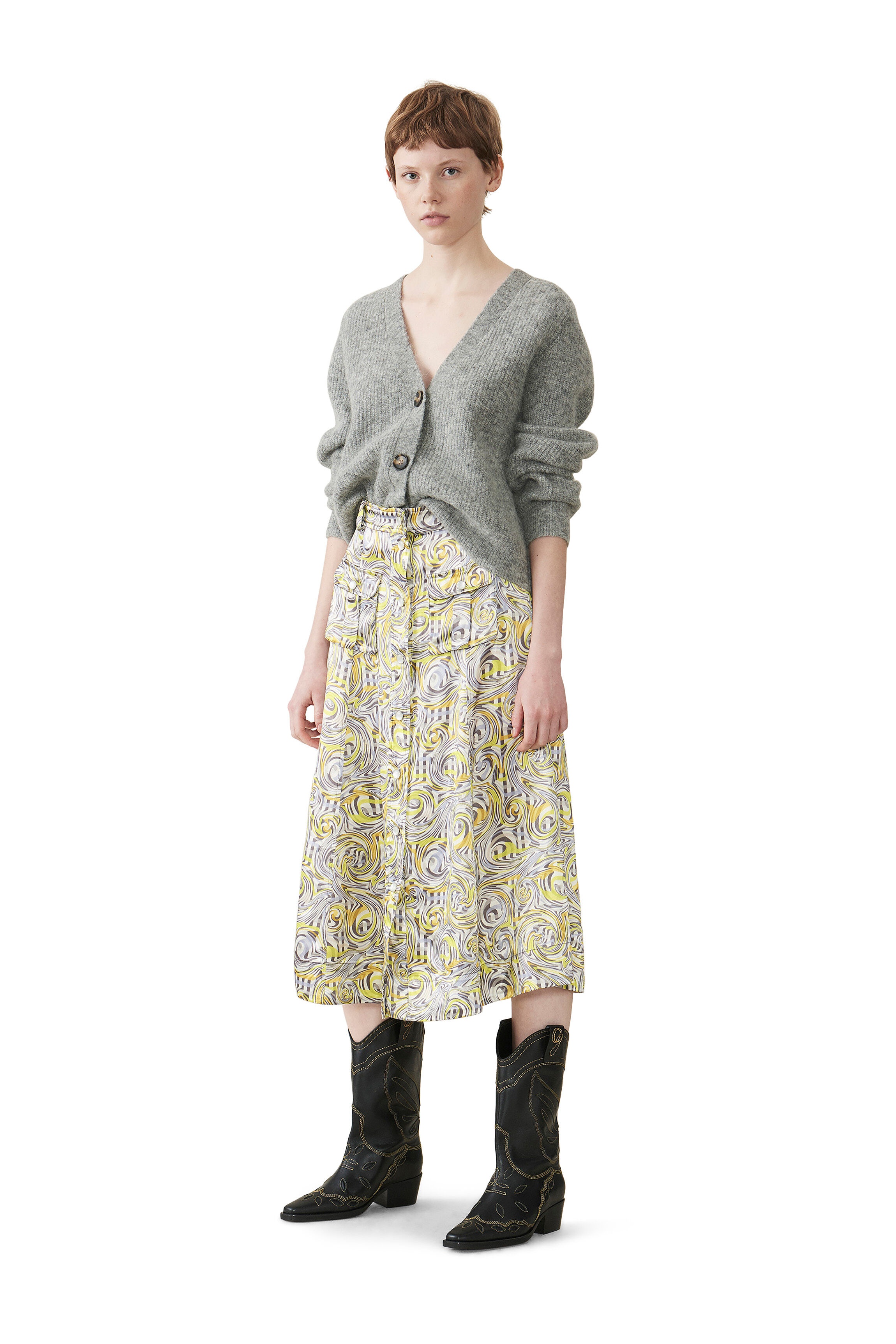 RELAXED WOOL CARDIGAN - 2