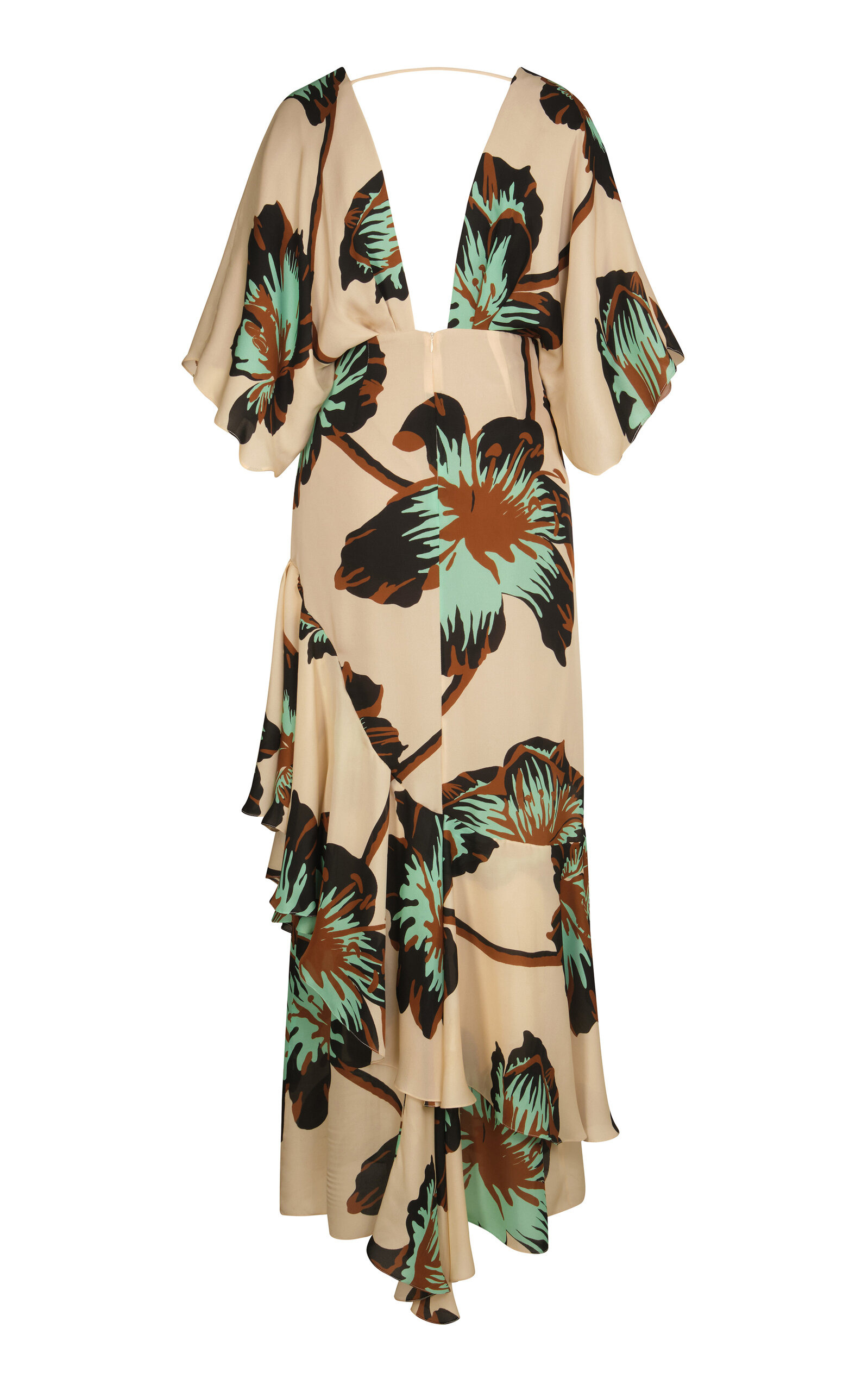 Tesoro Escondido Silk Maxi Dress multi - 4