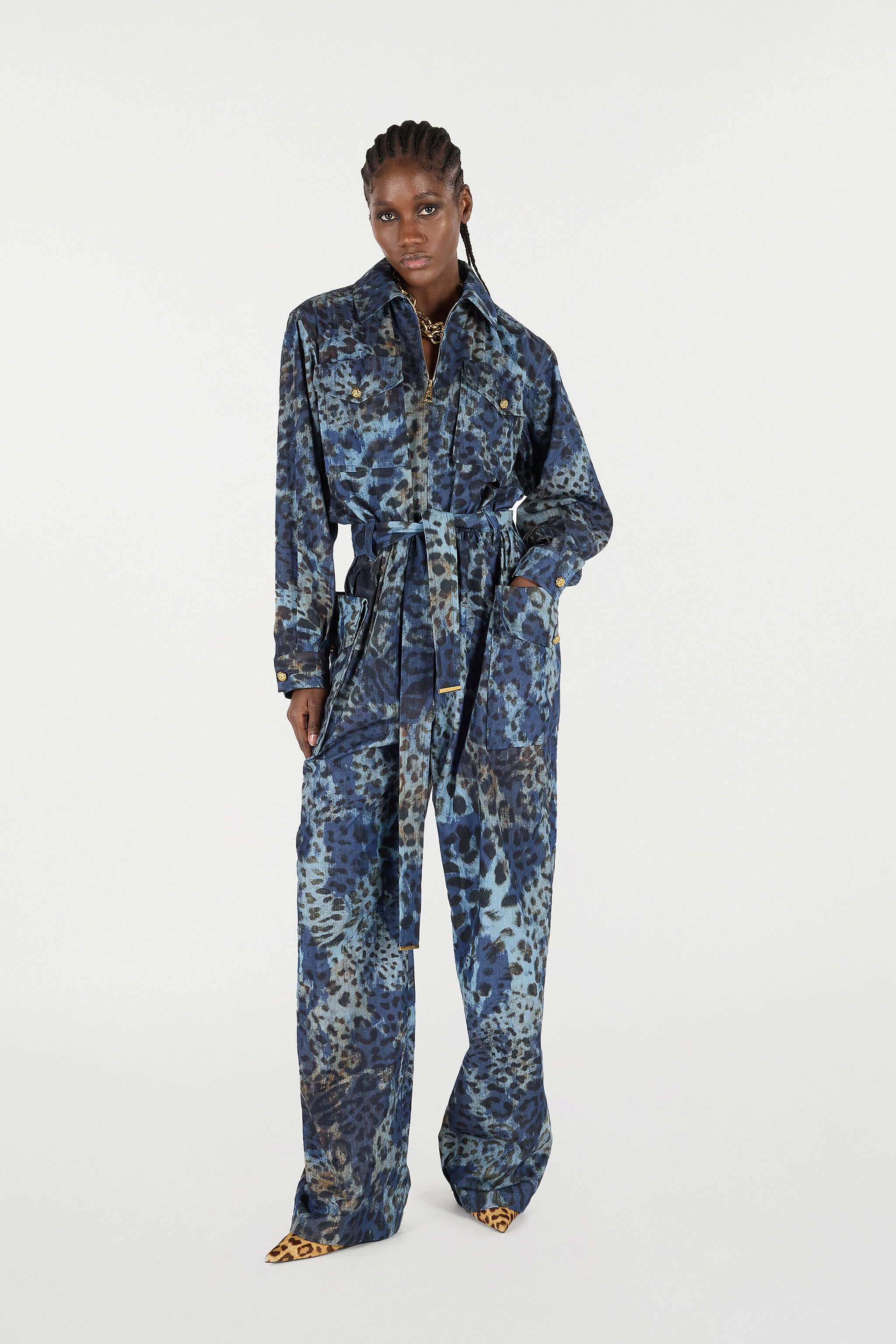 Jumpsuit With Leopard Print - 2