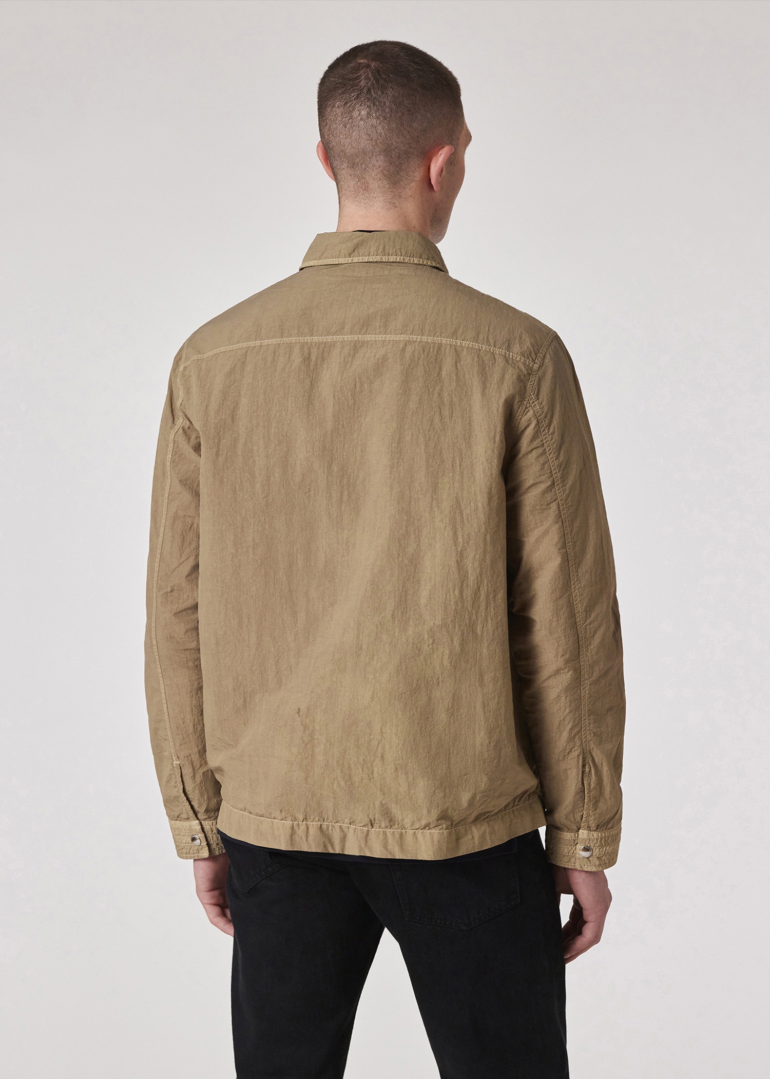 Sand Garment Dyed Nylon Jacket - 7