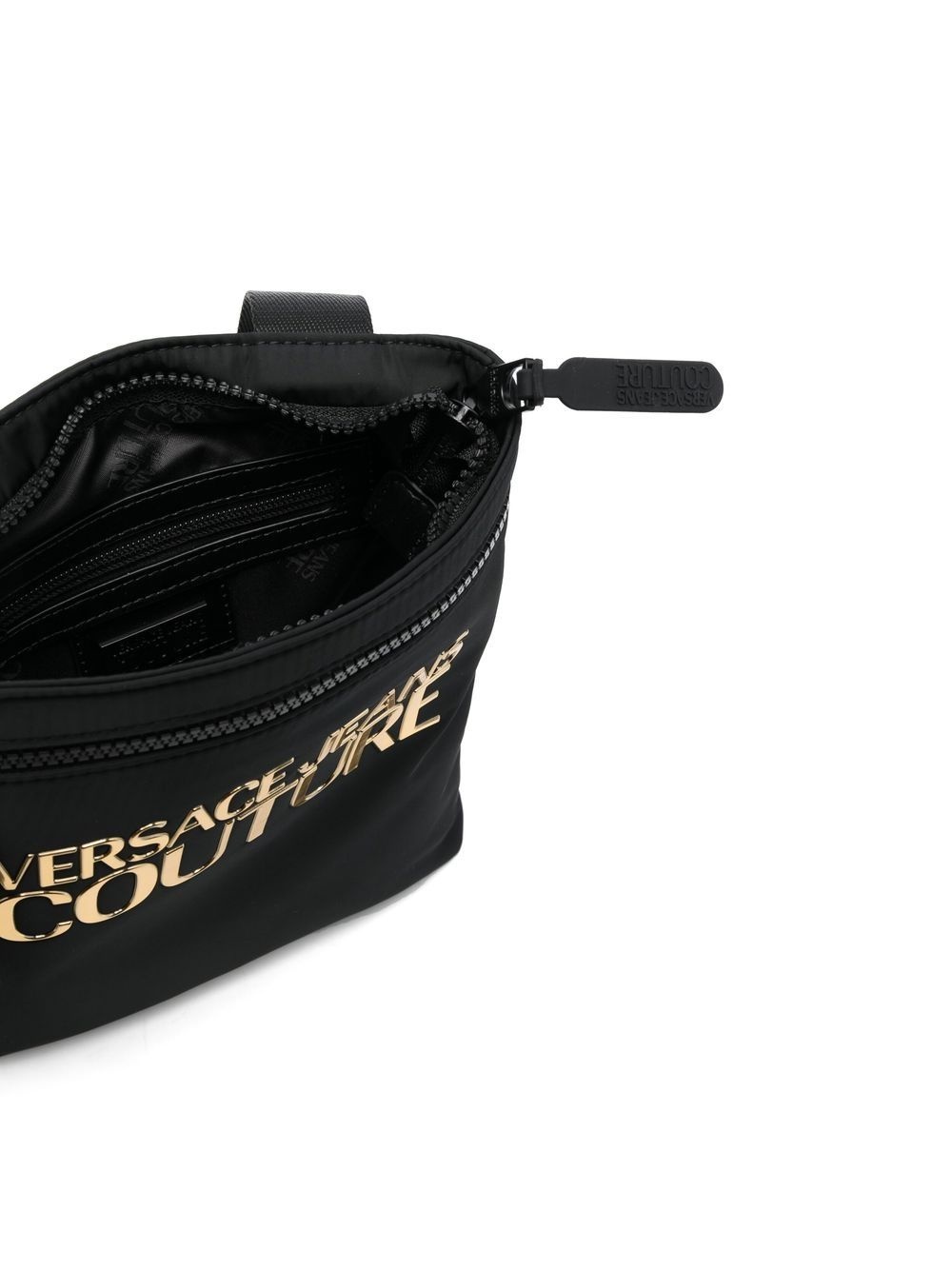 logo-plaque detail messenger bag - 5